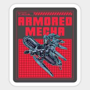 Mecha Anime Manga Sticker